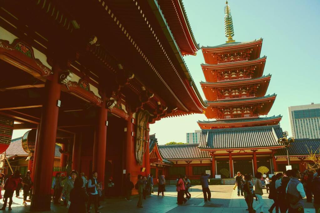503 Oshiage Sta 3Mins Walk! Wi-Fi & Elevator 4Pax Tóquio Exterior foto