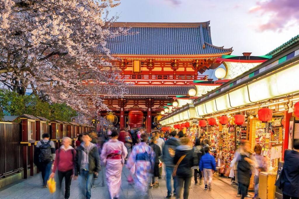 503 Oshiage Sta 3Mins Walk! Wi-Fi & Elevator 4Pax Tóquio Exterior foto