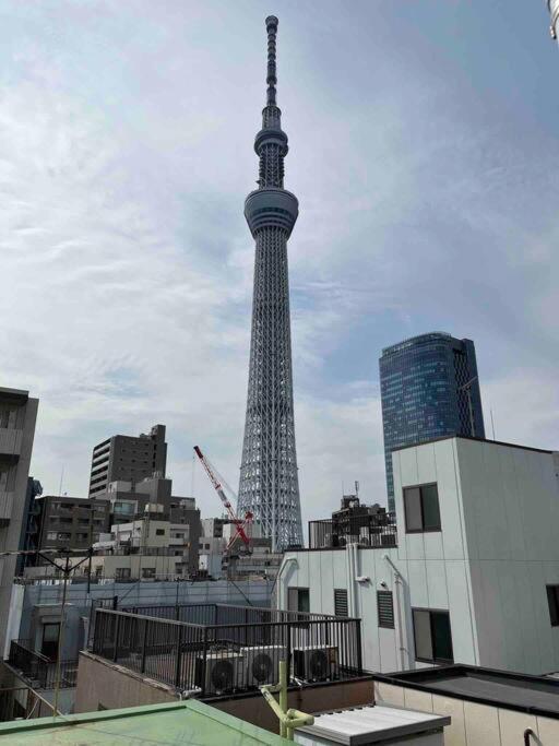 503 Oshiage Sta 3Mins Walk! Wi-Fi & Elevator 4Pax Tóquio Exterior foto